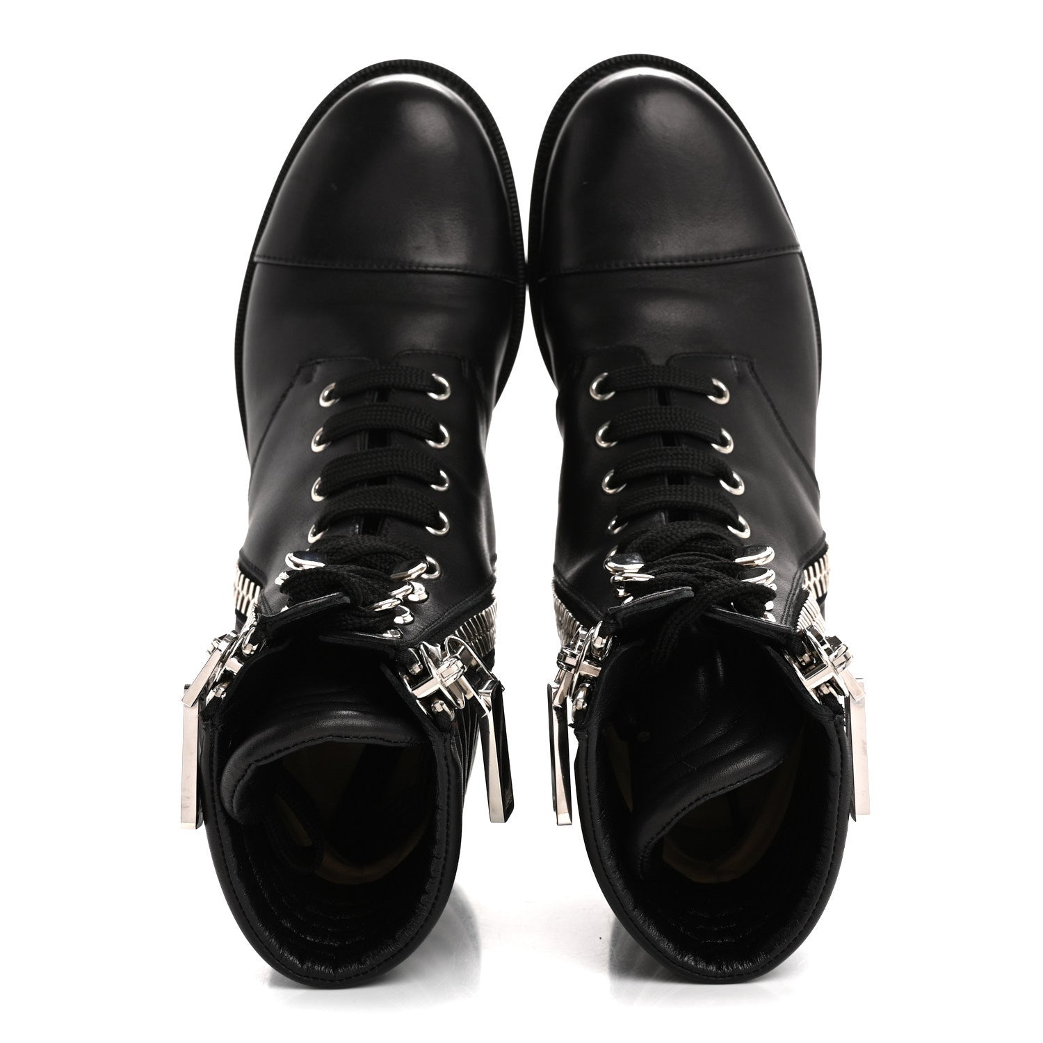 Christian Louboutin Calfskin Quilted En Hiver Boots 36.5 Black 2 of 14