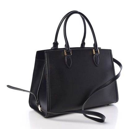 Prada Saffiano Soft Calfskin Tote Black 3 of 10