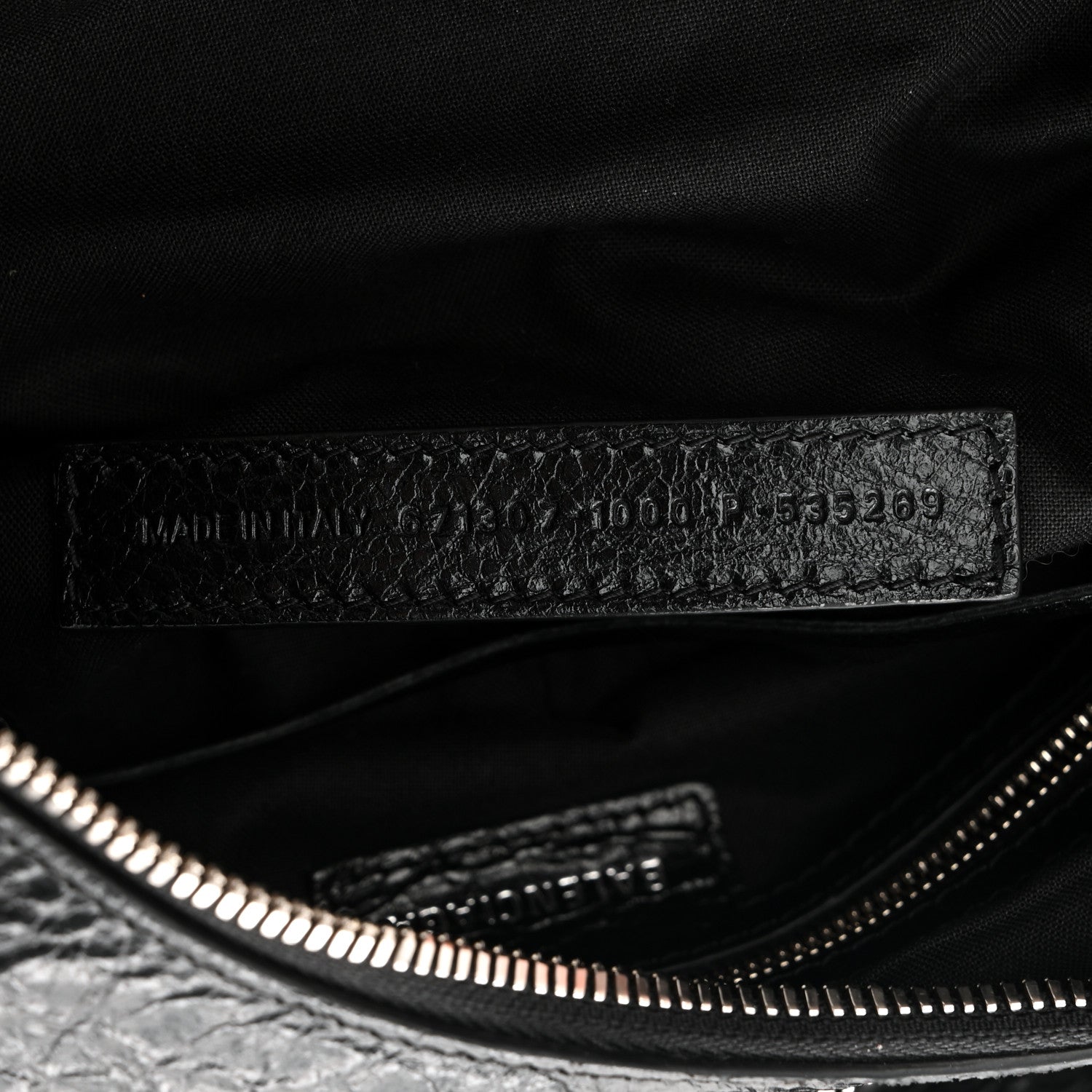Balenciaga Agneau Arena Small Le Cagole Shoulder Bag Black 14 of 21