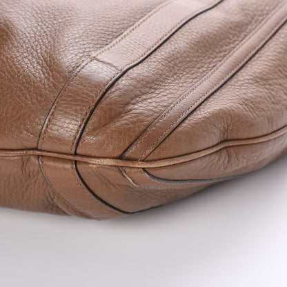 Gucci Pebbled Calfskin Medium Abbey Convertible Tote Brown 10 of 10
