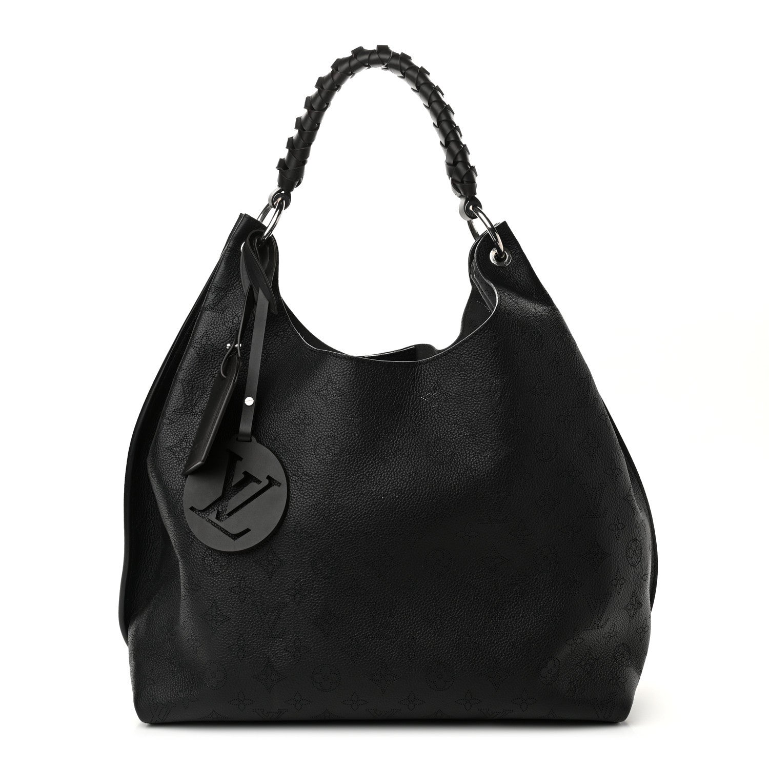 Louis Vuitton Mahina Carmel Hobo Black 1 of 8