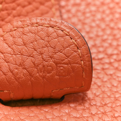 Hermes Taurillon Clemence Evelyne III GM Orange 7 of 10