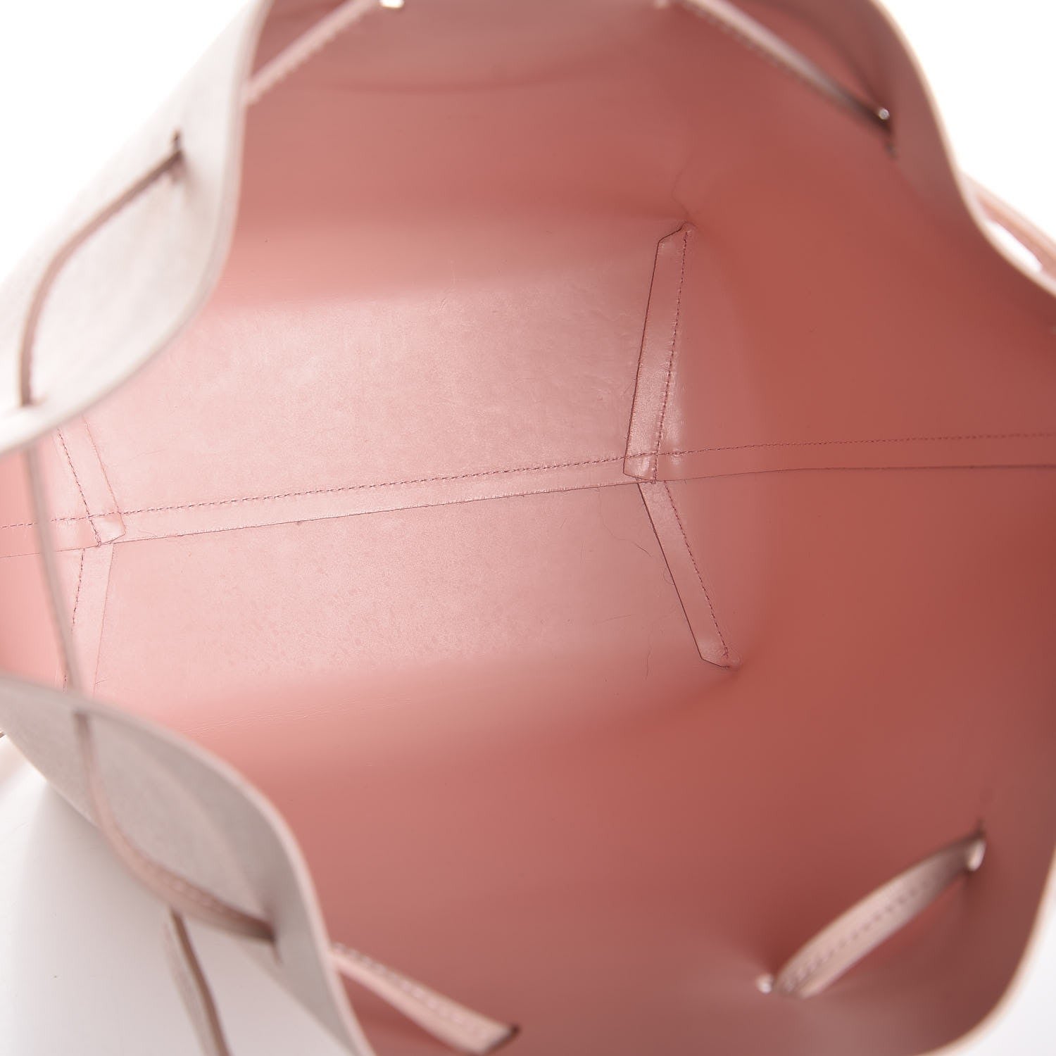 Mansur Gavriel Saffiano Bucket Bag Rosa 4 of 5