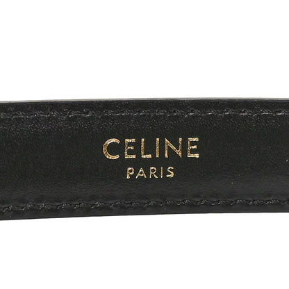 Celine Box Calfskin Small 18mm Triomphe Belt 75 30 Black 6 of 6