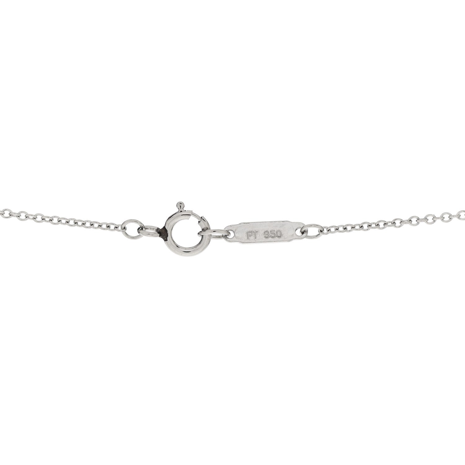 Tiffany Platinum Diamond Enchant Heart Pendant Necklace 5 of 6
