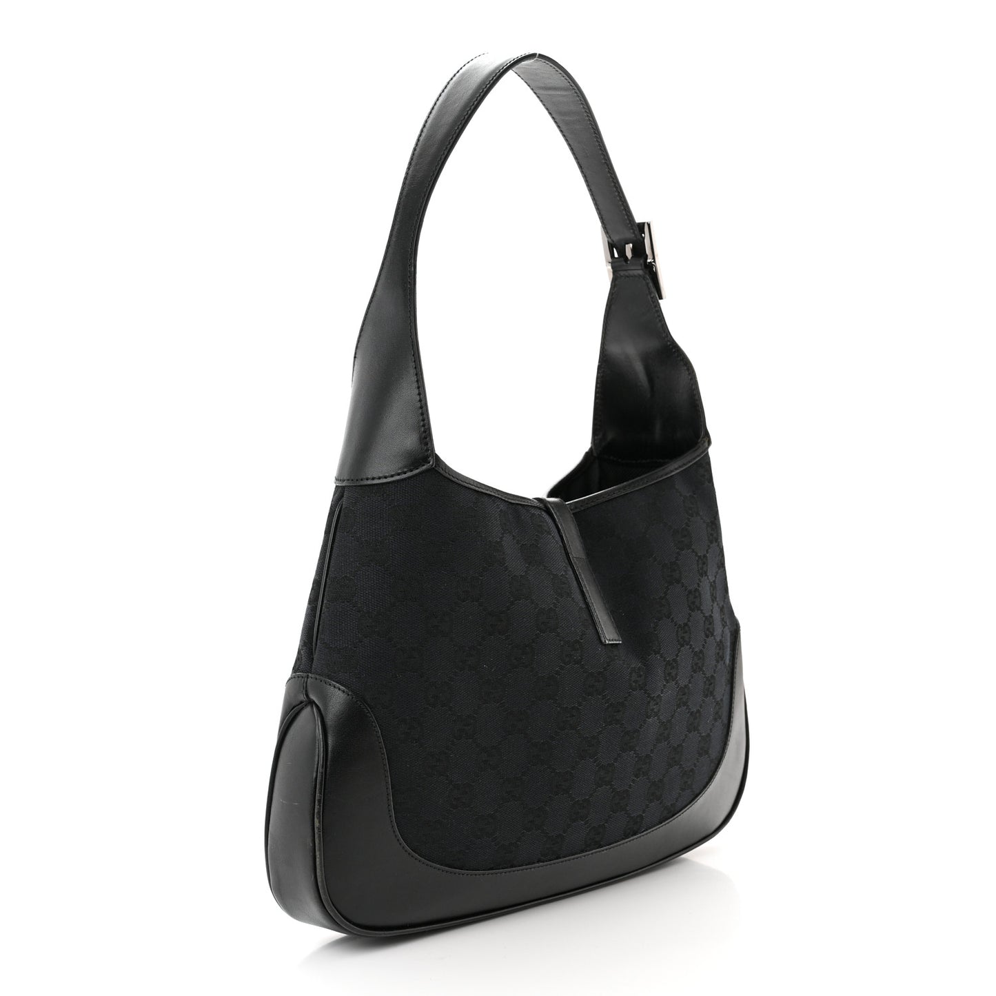 Monogram Small Jackie O Hobo Black