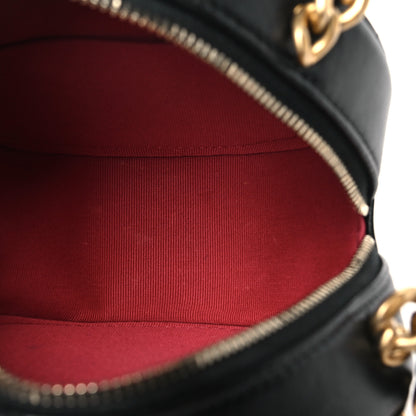 Chanel Lambskin Quilted Chanel 19 Round Clutch With Chain Black 5 of 10