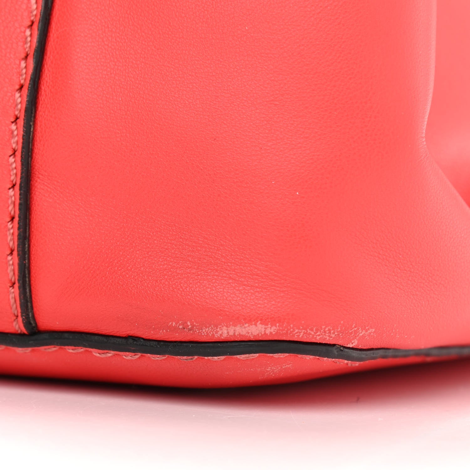 Valentino Garavani Vitello Lace Demetra Satchel Coral 11 of 13