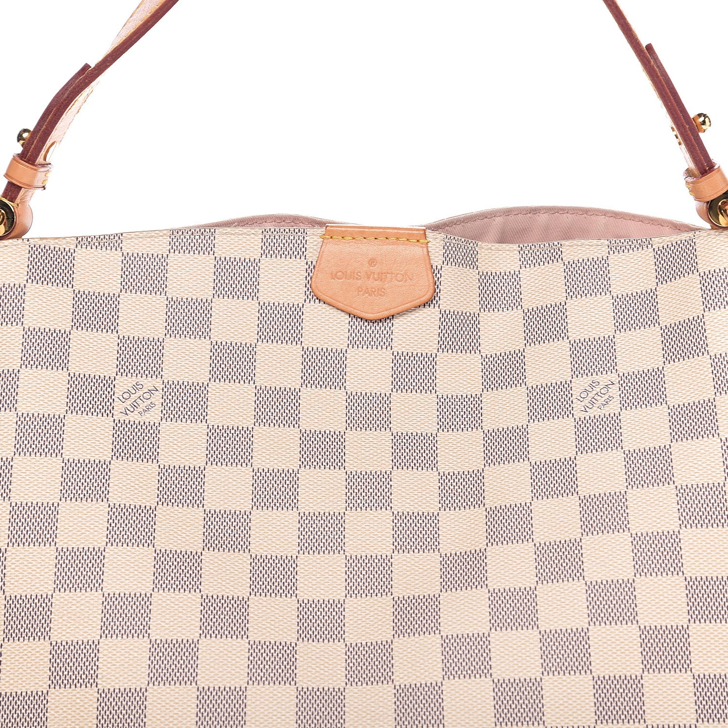 Damier Azur Graceful PM Rose Ballerine