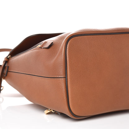 Chloe Suede Calfskin Small Faye Backpack Tobacco 5 of 9