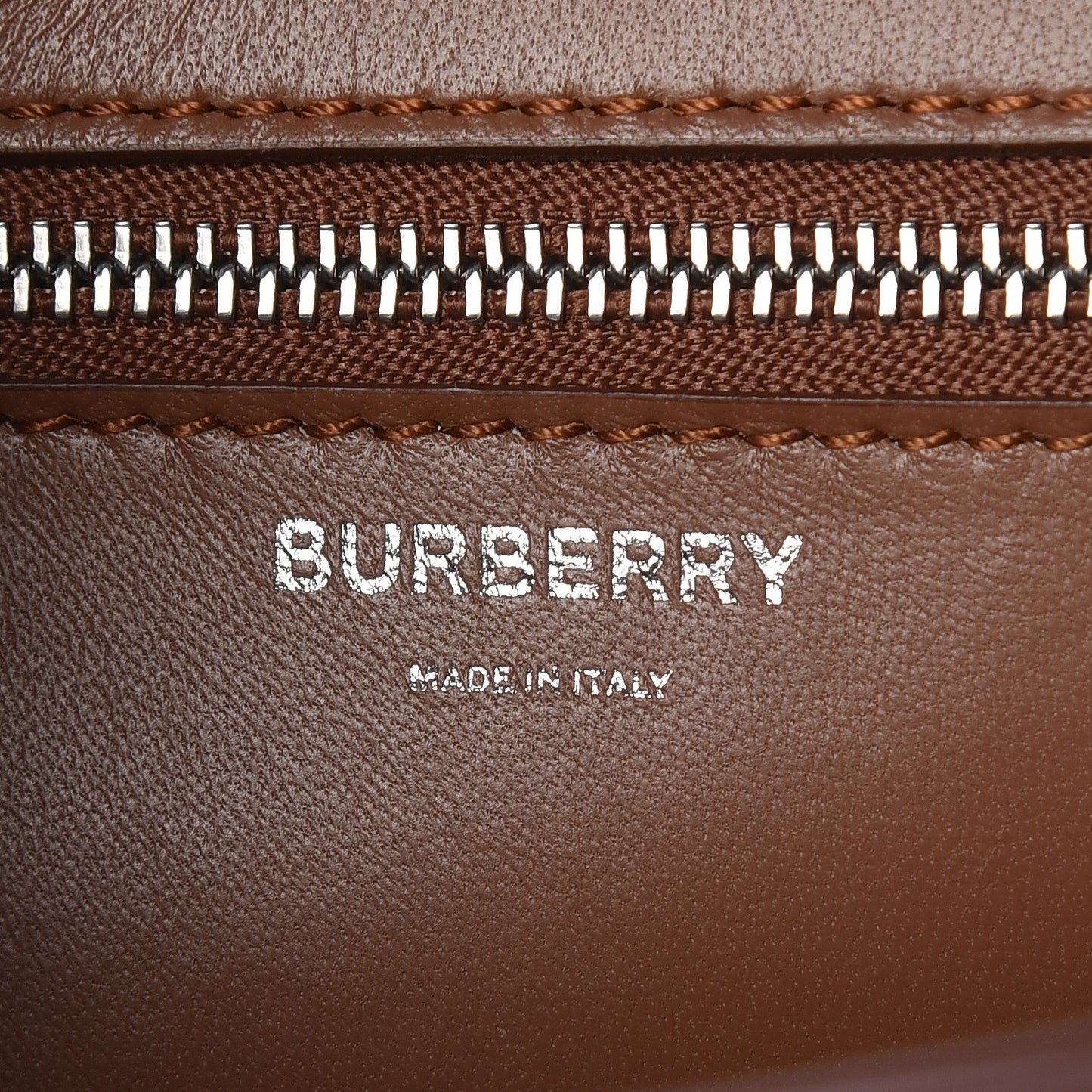 Calfskin Small TB Bag Malt Brown