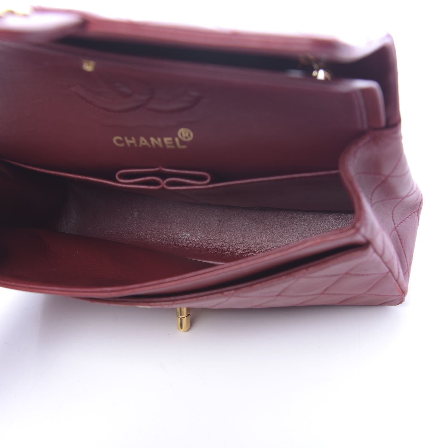 Chanel Lambskin Quilted Small Double Flap Red 5 of 12
