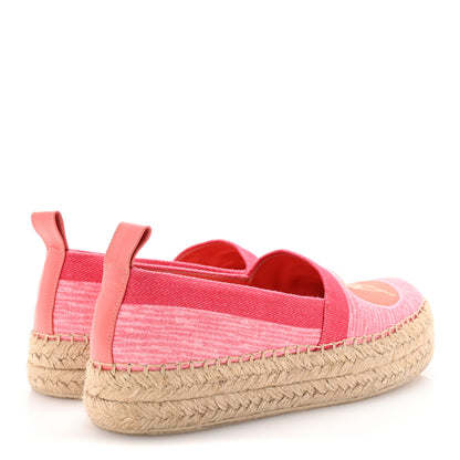 Louis Vuitton Canvas Blue Shore Espadrille Flats 36.5 Corail 5 of 8
