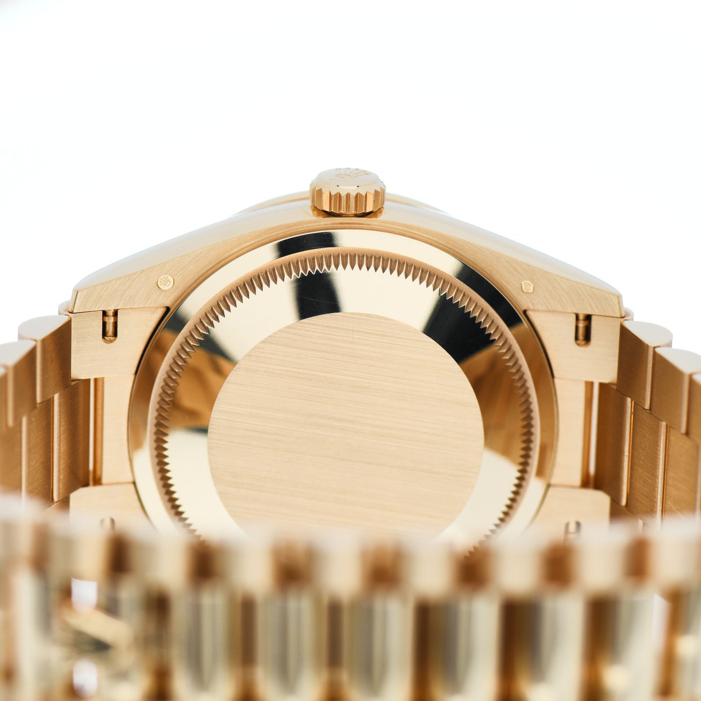 18K Yellow Gold Diamond 36mm Oyster Perpetual Day-Date President Watch Chocolate 128348RBR
