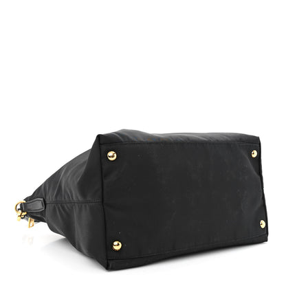 Prada Tessuto Nylon Saffiano Tote Black 4 of 12