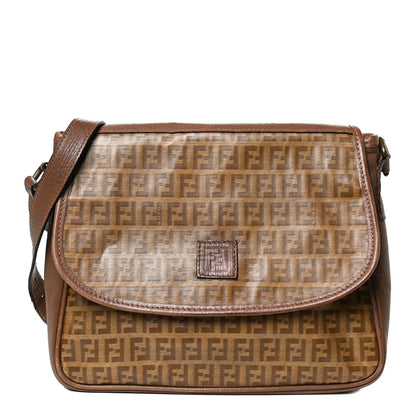 Fendi Zucchino Spalmati Messenger Bag Brown 1 of 11