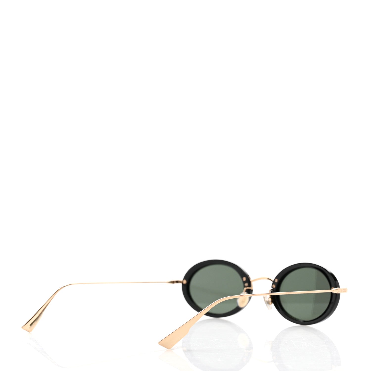 Christian Dior Hypnotic 2 Round Sunglasses Gold Black 4 of 6