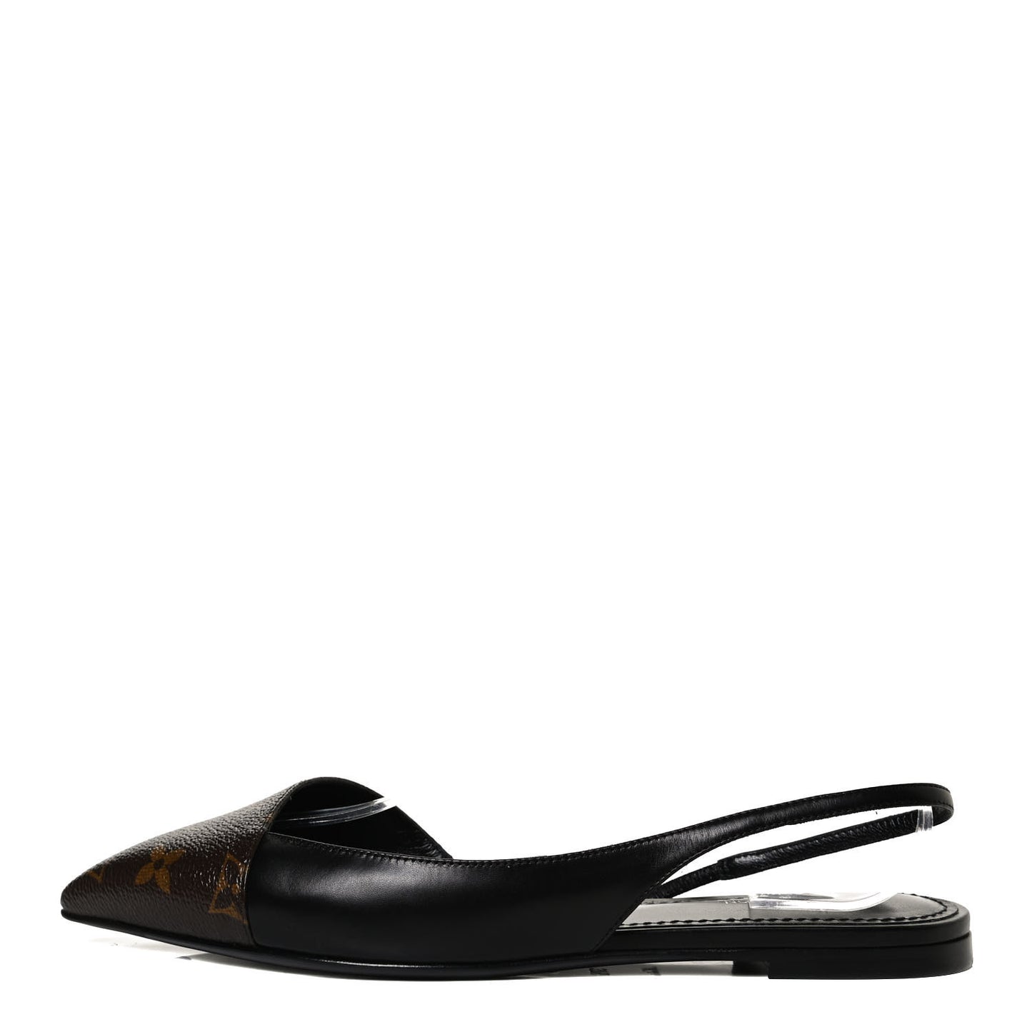 Patent Monogram Cherie Slingback Ballerina Flats 37.5