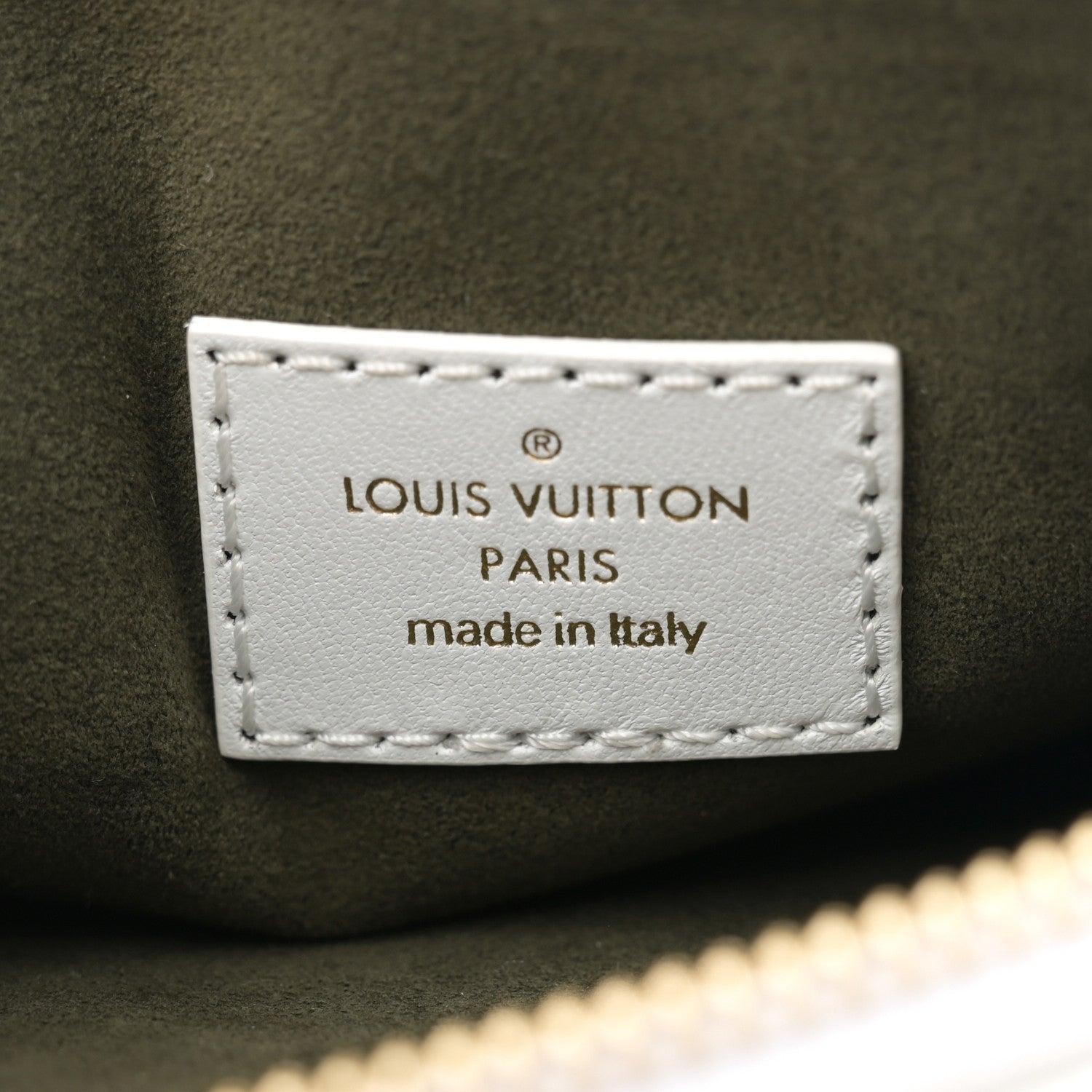 Louis Vuitton Lambskin Embossed Monogram Coussin BB White 7 of 12
