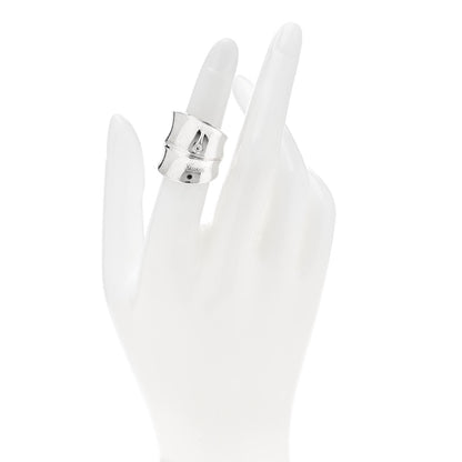 Gucci Sterling Silver Bamboo Ring 51 5.75 2 of 6