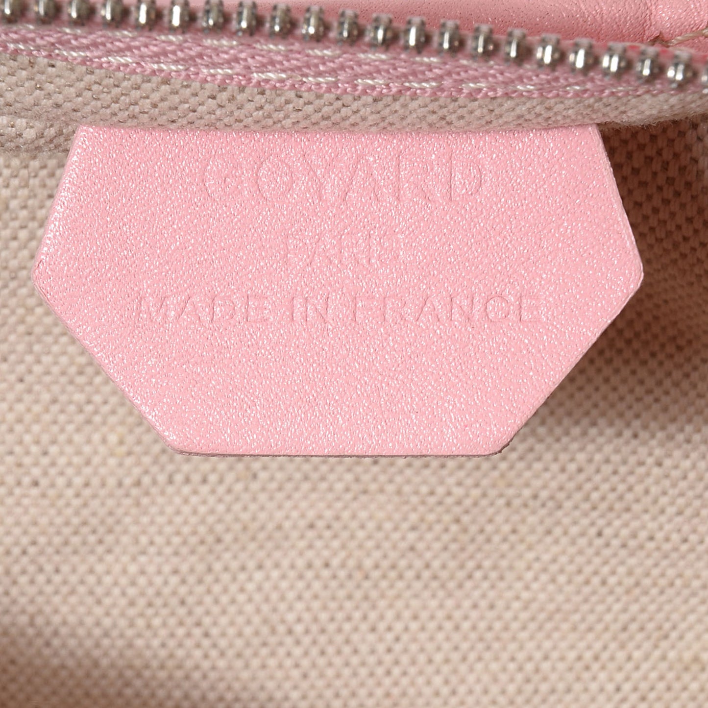 Goyardine Fidji Zip Hobo Summer Rose