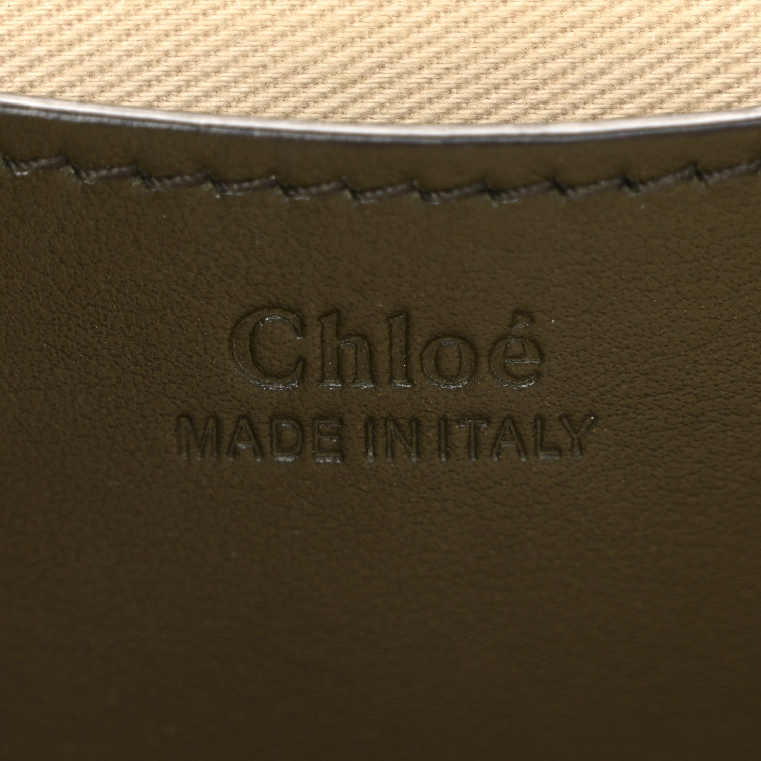 Chloe Calfskin Suede Large Tess Bag Deep Forest 6 of 14