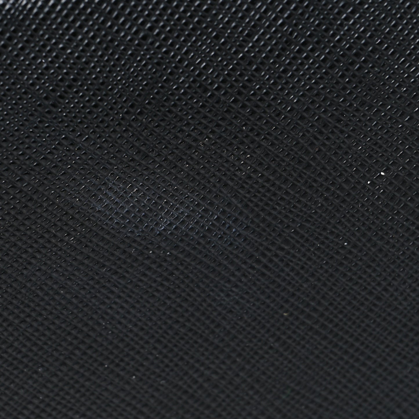Saffiano Metal Large Zip Around Travel Wallet Black