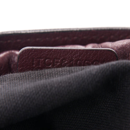 Burberry Calfskin House Check Little Crush Deep Claret 8 of 9