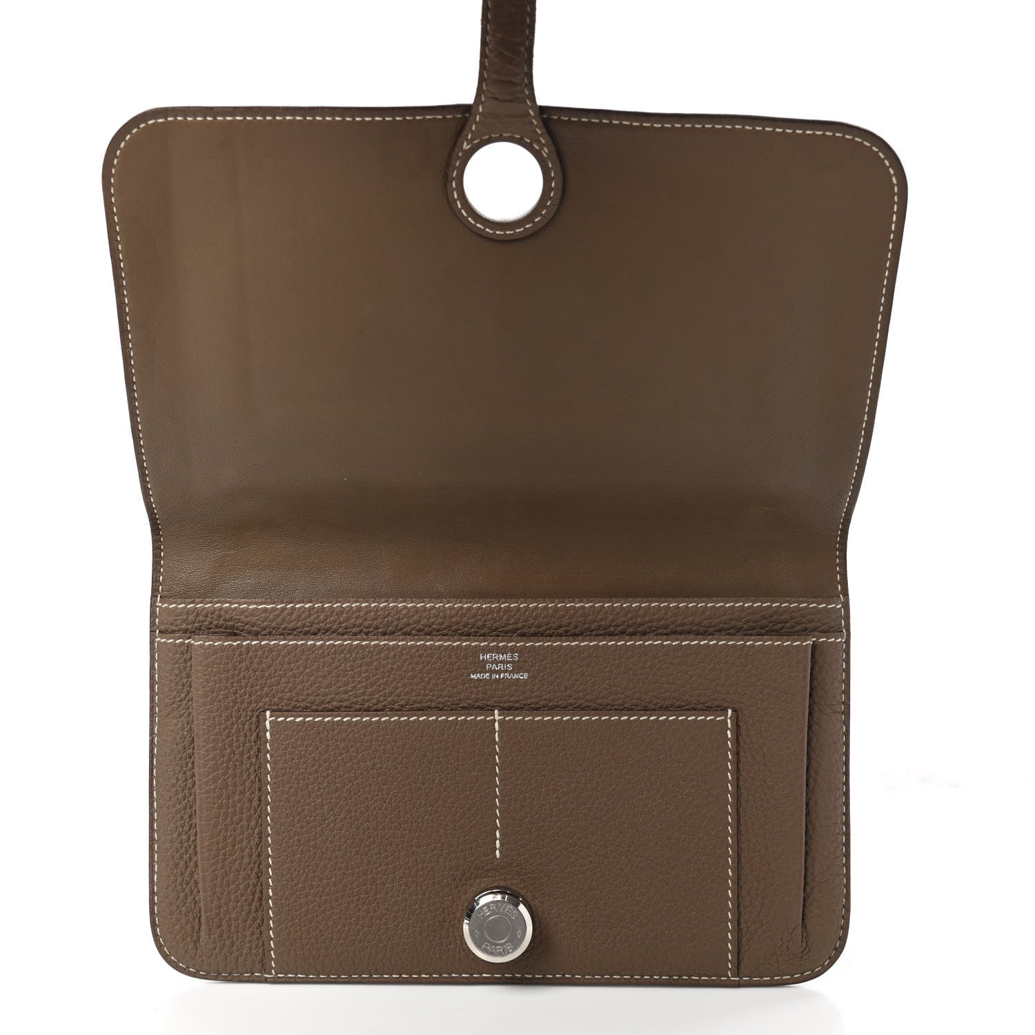 Hermes Togo Dogon Duo Wallet Etoupe 5 of 12