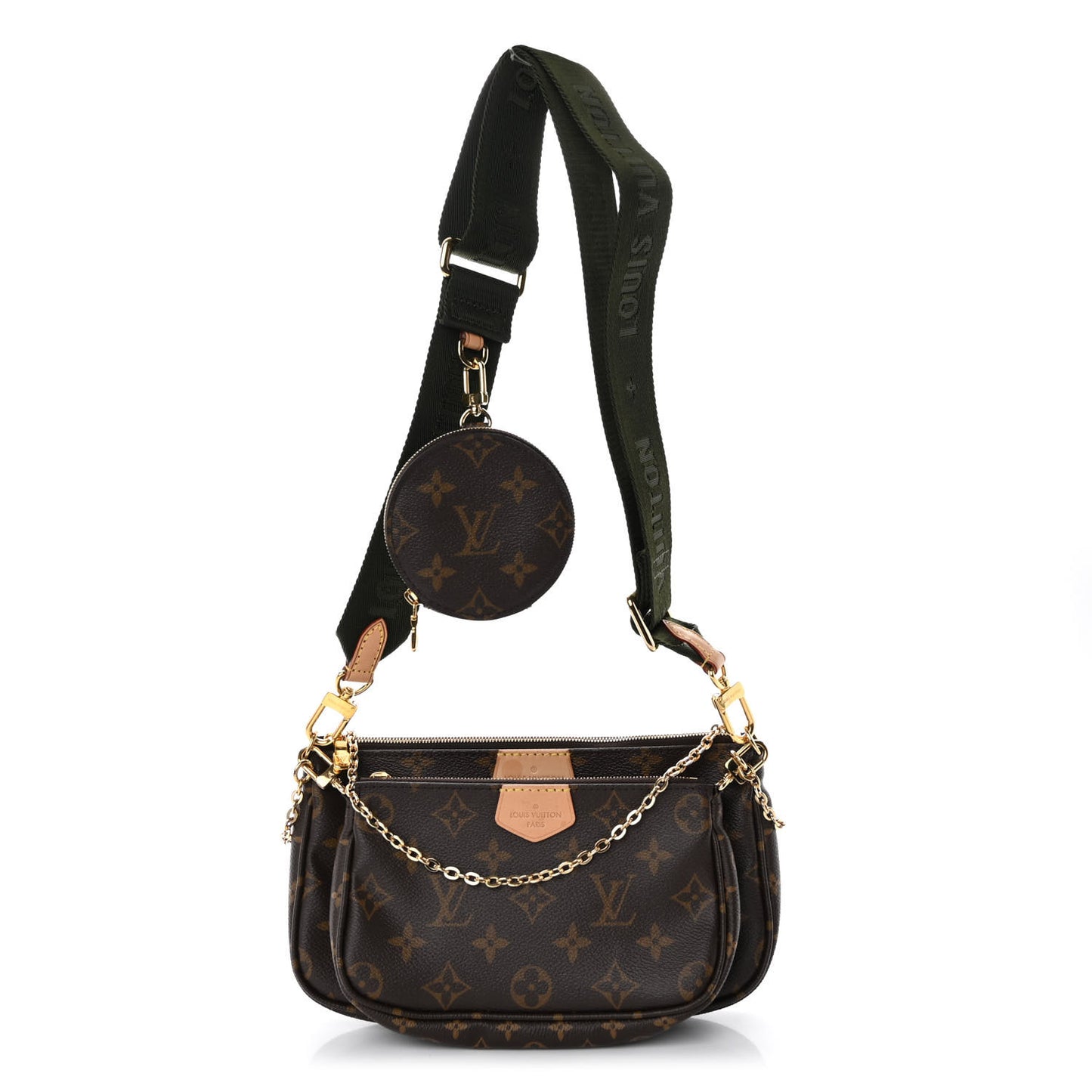 Monogram Multi Pochette Accessories Kaki
