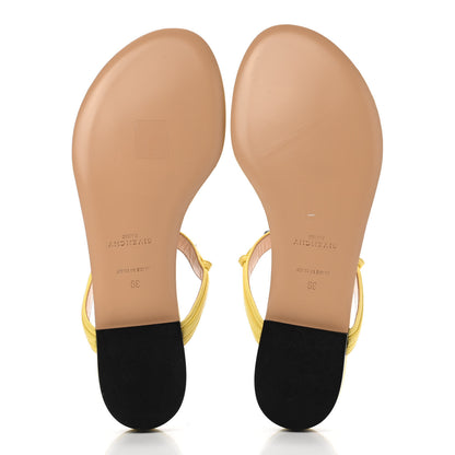 Givenchy Calfksin Elba Thong Sandals 39 Pale Yellow 5 of 9
