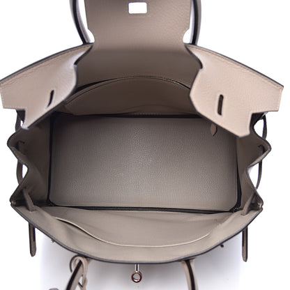 Hermes Togo Birkin 30 Gris Tourterelle 5 of 32