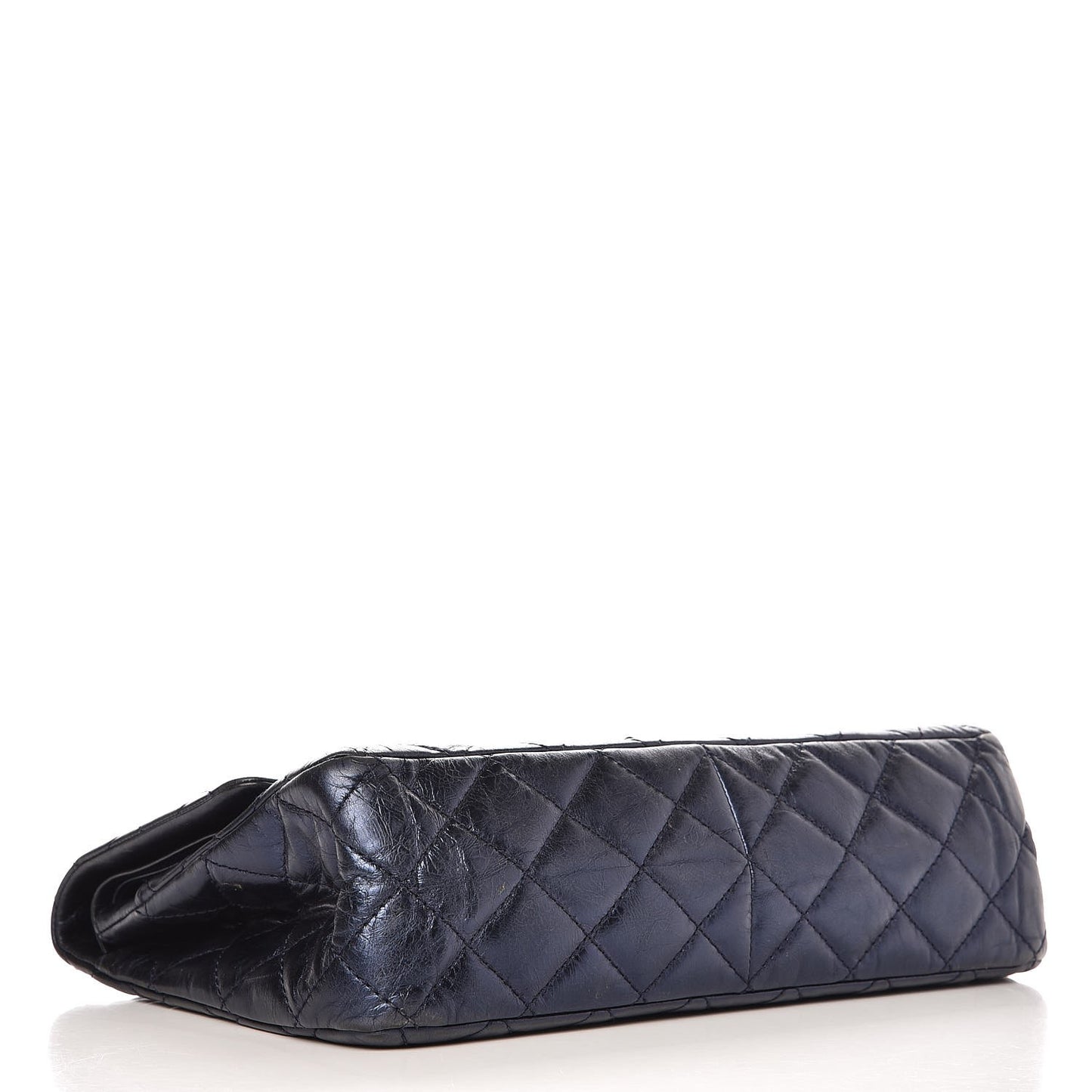 Metallic Aged Calfskin 2.55 Reissue Flap 227 Blue
