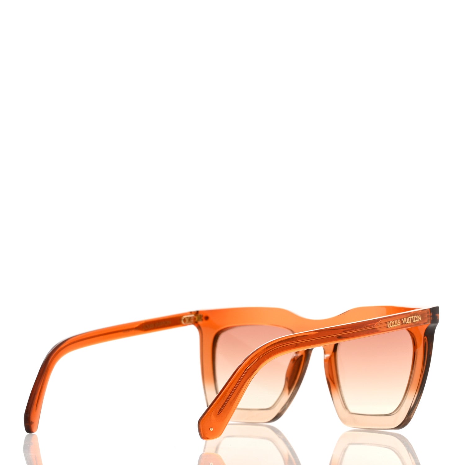 Louis Vuitton Acetate Sunglasses Z1368W Orange 4 of 8