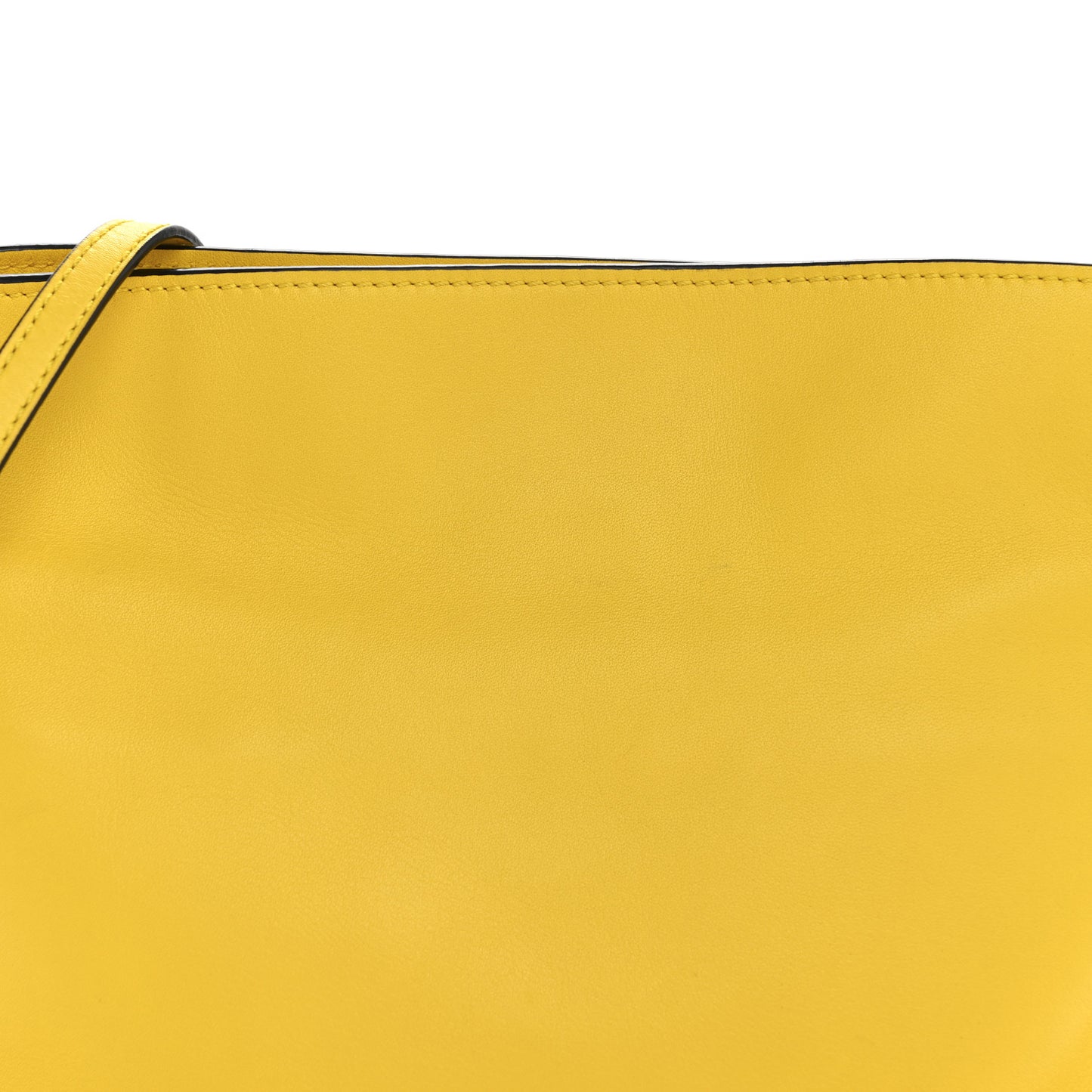 Calfskin Mini Flamenco Knot Clutch Mustard