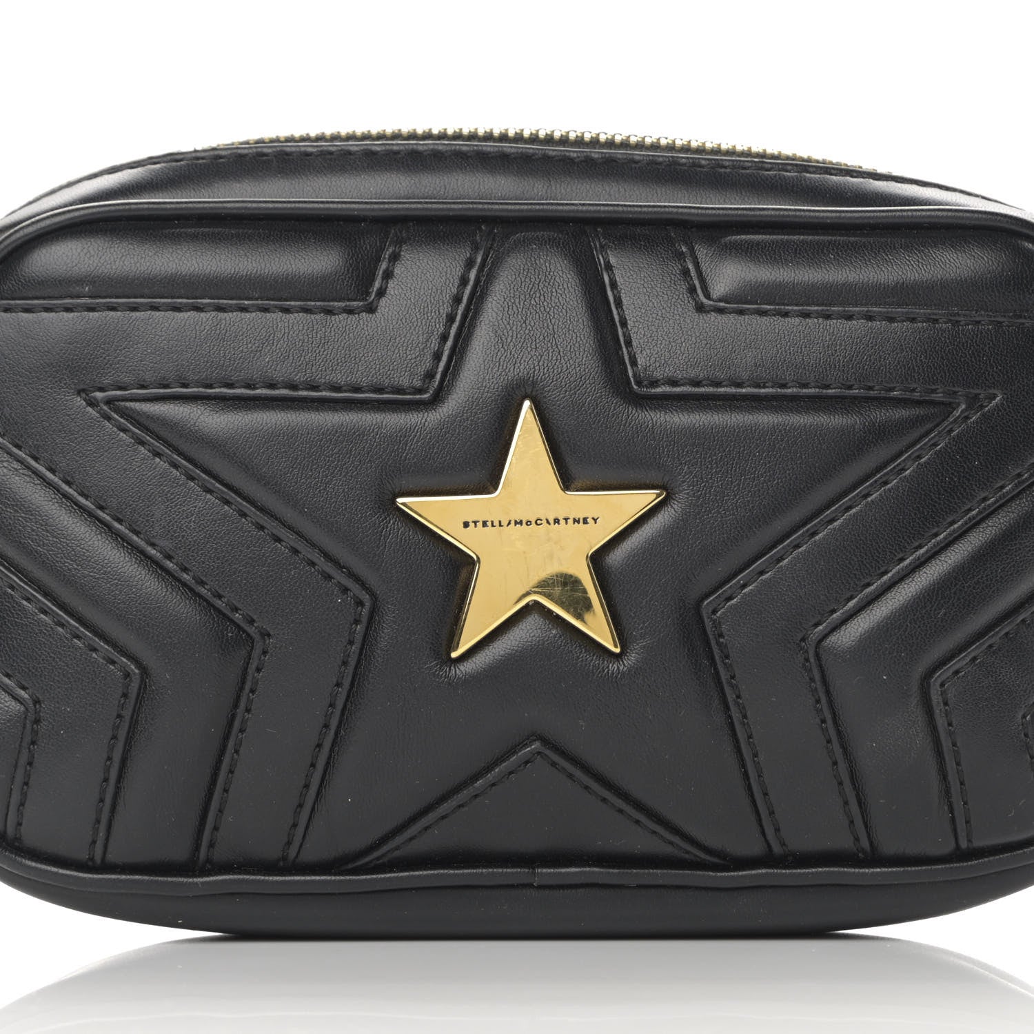 Stella McCartney Eco Alter Nappa Star Patch Belt Bag Black 7 of 9
