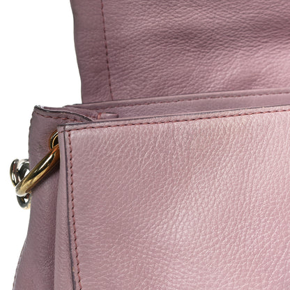 MCM Grained Calfskin Shoulder Bag Pink 16 of 27