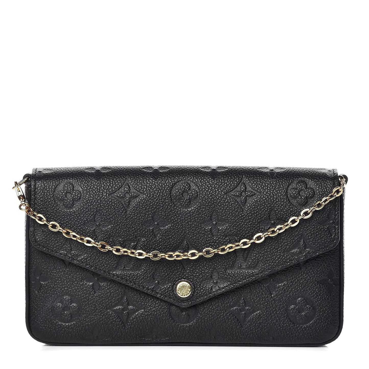 Empreinte Pochette Felicie Chain Wallet Black
