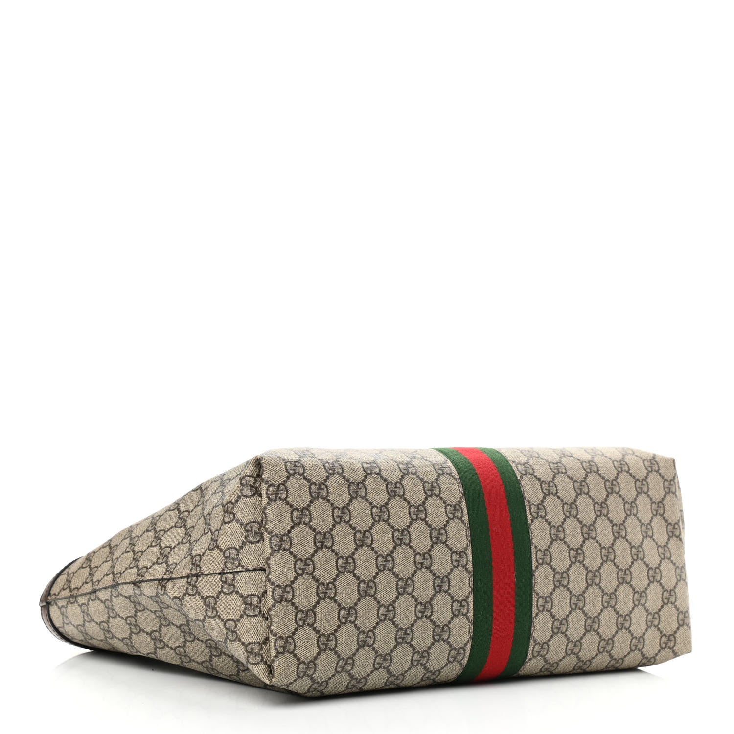 Gucci GG Supreme Monogram Medium Ophidia Shopping Tote Brown 4 of 10