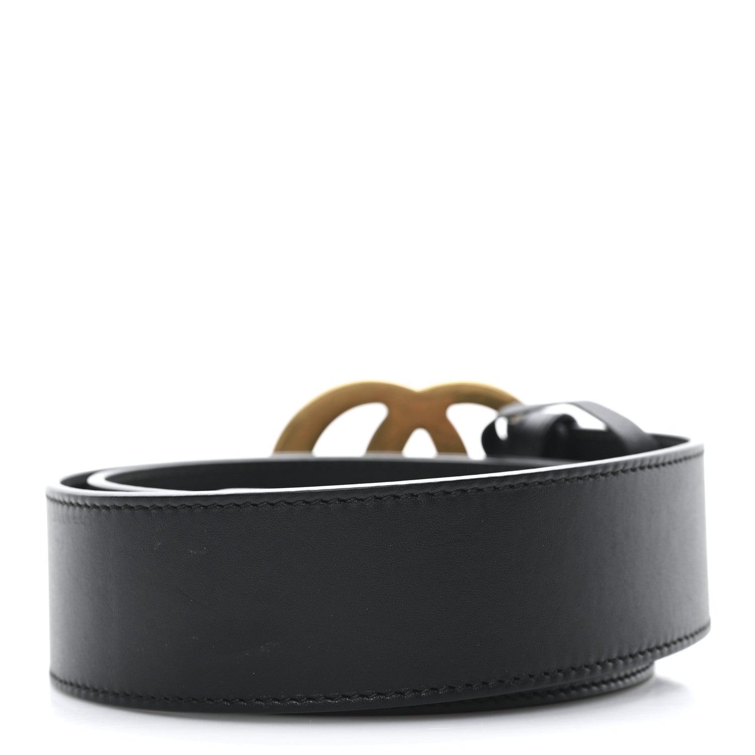 Gucci Calfskin Double G 40mm Belt 85 34 Black 2 of 4