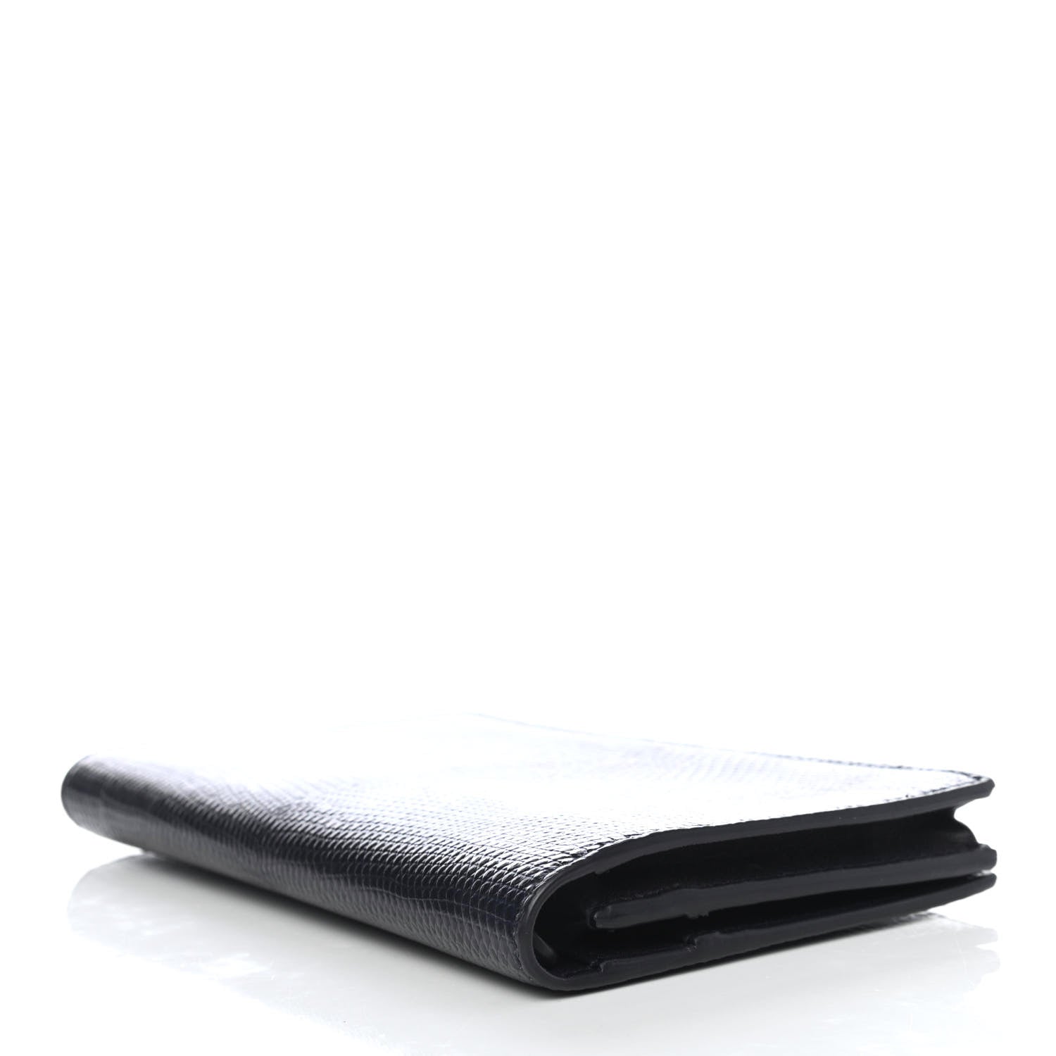 Bottega Veneta Lizard Nappa Flap Wallet Tourmaline 3 of 4