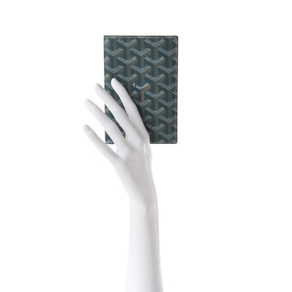 Goyard Goyardine Grenelle Passport Wallet Green 2 of 8