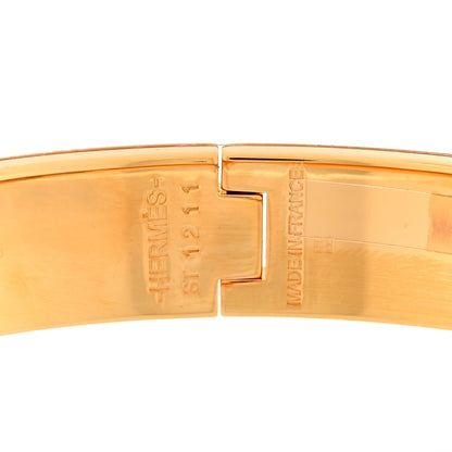 Hermes Enamel Narrow Clic Clac H Bracelet GM White 3 of 3