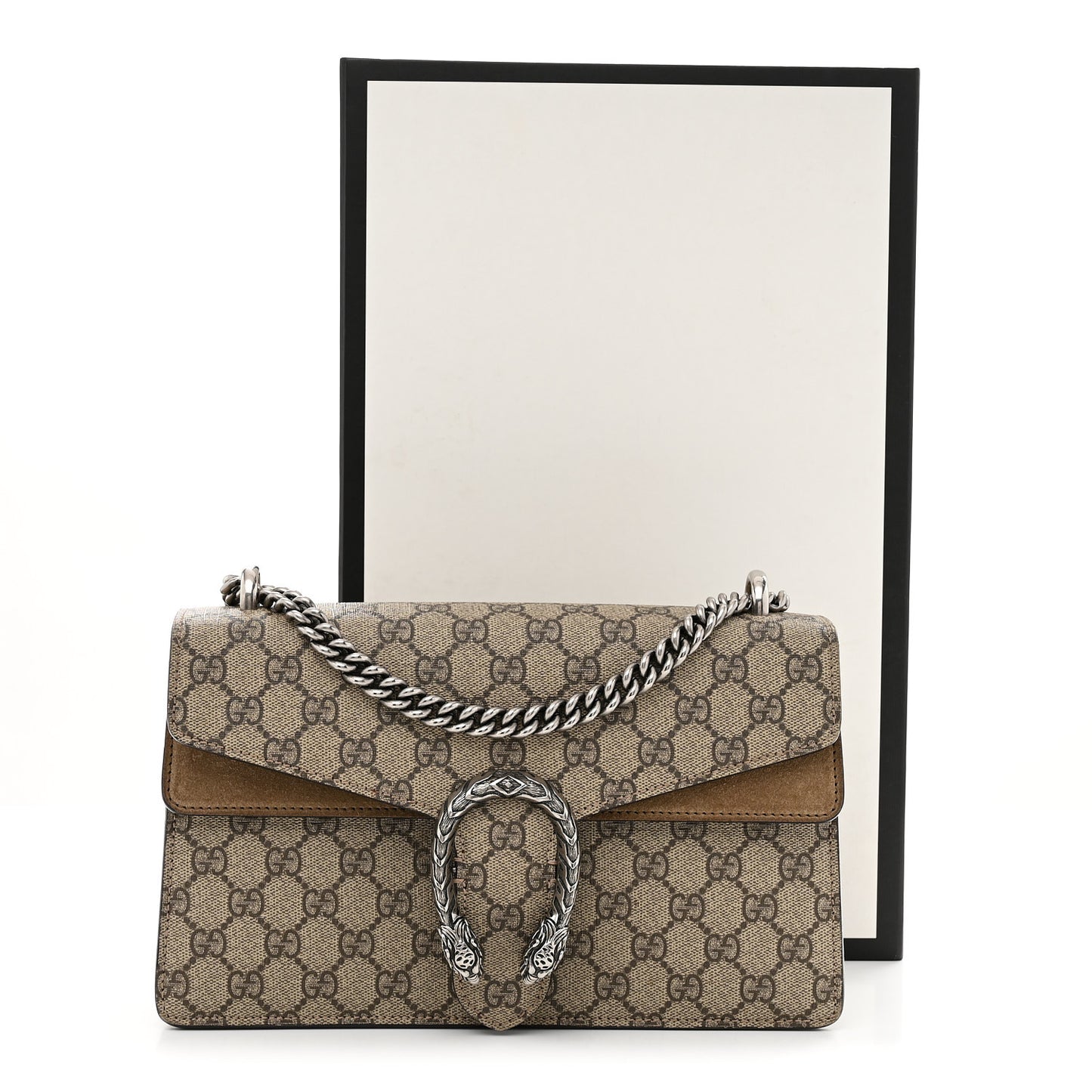 GG Supreme Monogram Small Dionysus Shoulder Bag Taupe