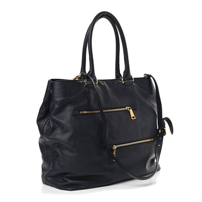 Prada Soft Calfskin Tote Baltico 2 of 12