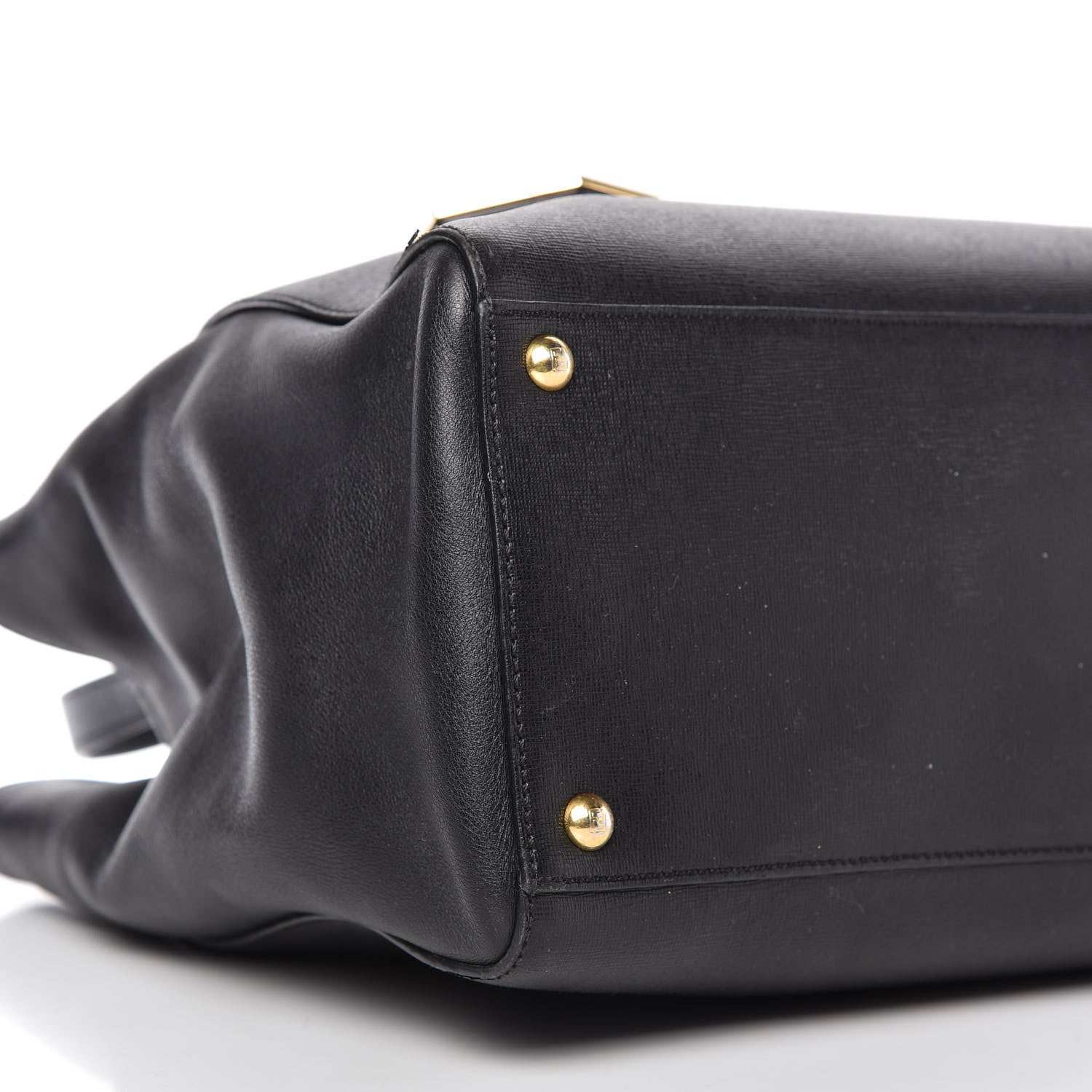 Fendi Vitello Elite Medium 2Jours Tote Black 6 of 11