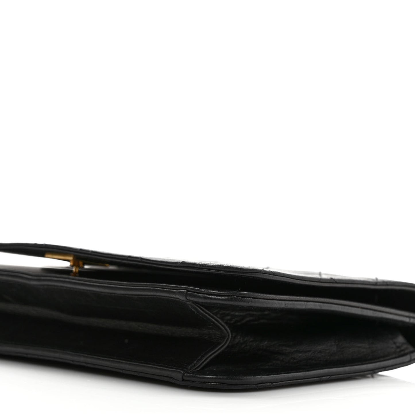 Lambskin Quilted Small Single Flap Bag Black