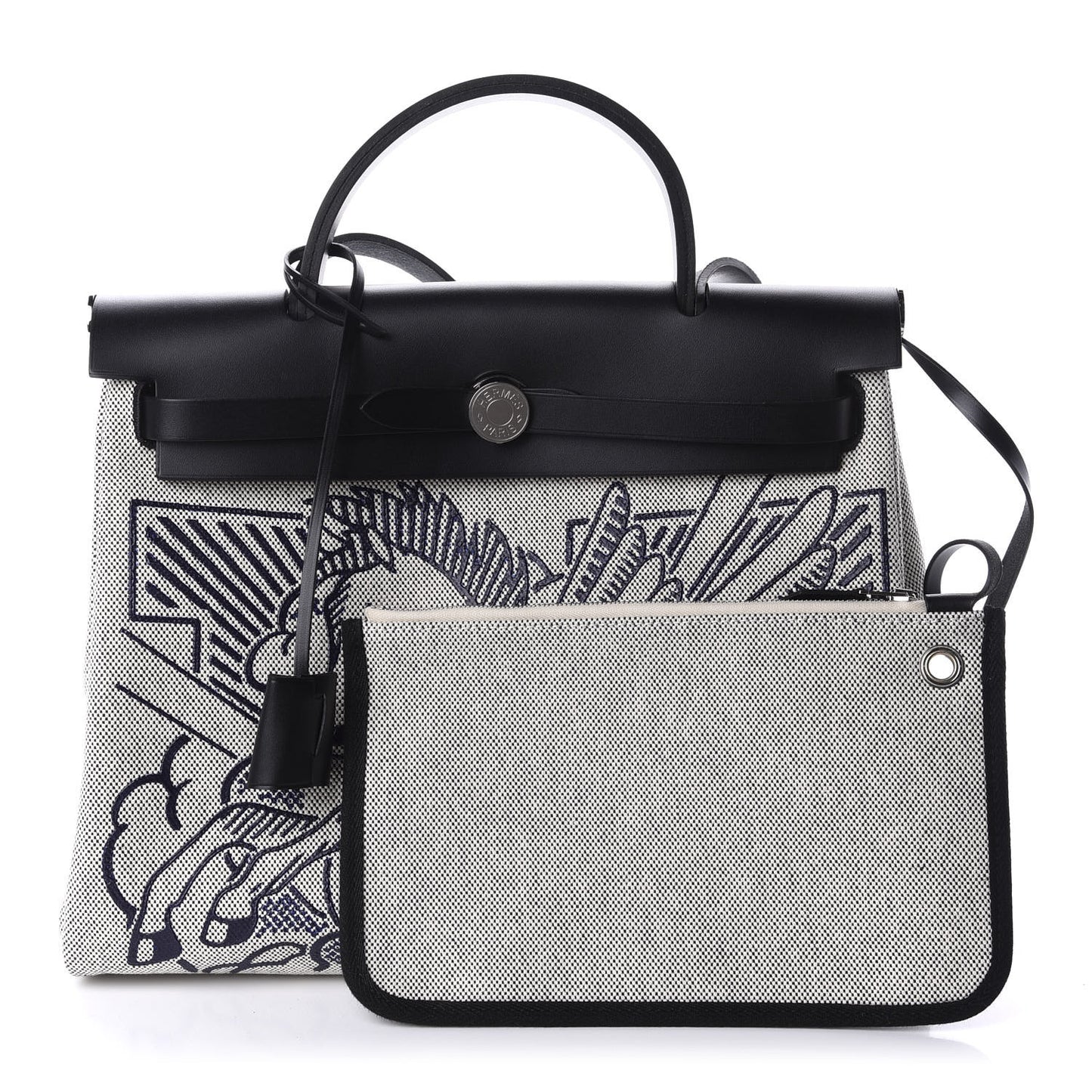 Vache Hunter Toile Pegase Pop Herbag Zip Retourne 31 PM Bleu Indigo