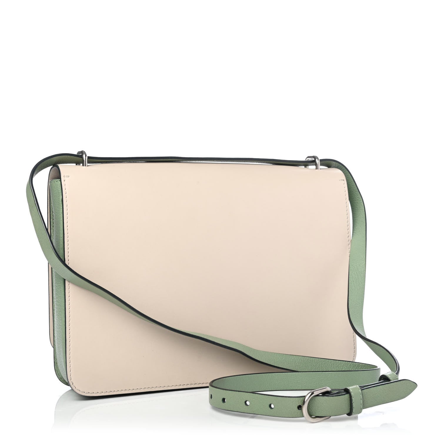 Burberry Goatskin Medium D-Ring Bag Beige Light Green 2 of 4