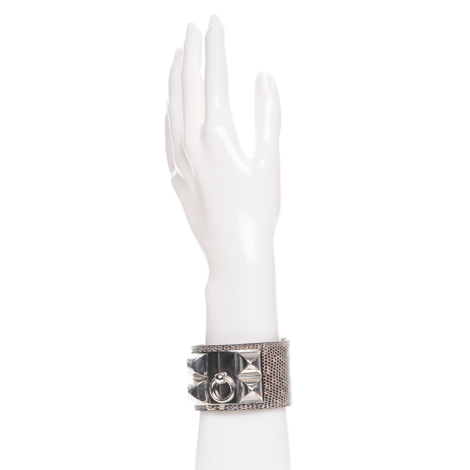 Hermes Lizard Collier De Chien CDC Bracelet S Ombre 2 of 9